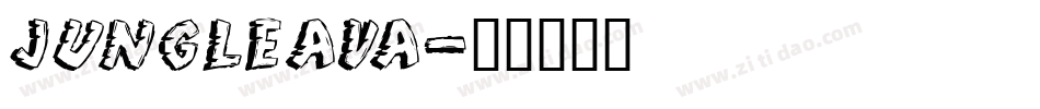 JUNGLEAVA字体转换