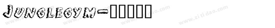 Junglegym字体转换