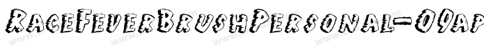 RaceFeverBrushPersonal-O9ap字体转换