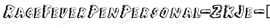 RaceFeverPenPersonal-2KJe字体转换