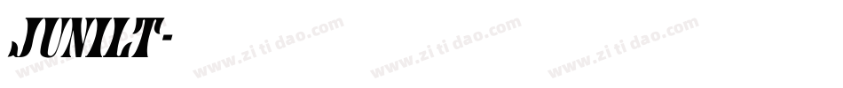 JUNILT字体转换