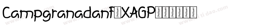 Campgranadanf-XAGP字体转换