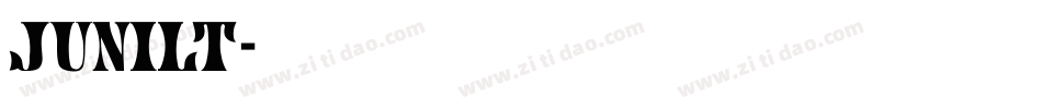 JUNILT字体转换