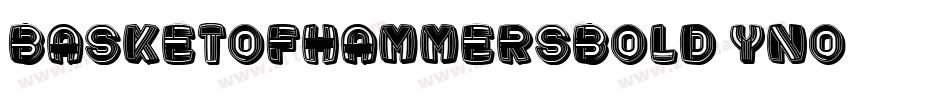 BasketOfHammersBold-Yno字体转换