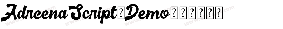 AdreenaScript-Demo字体转换