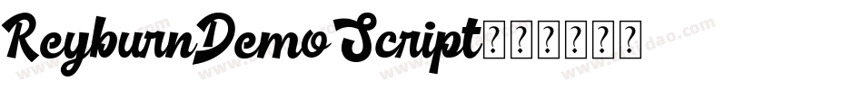 ReyburnDemoScript字体转换