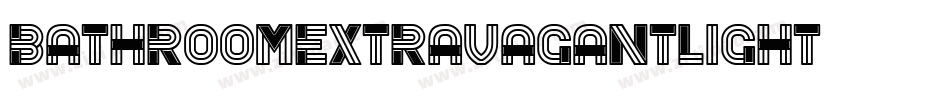 BathroomExtravagantLight字体转换