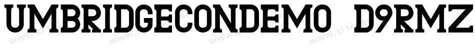 UmbridgeConDemo-d9rMZ字体转换