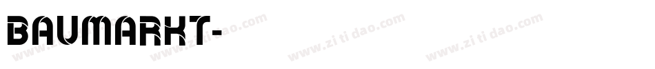 BAUMARKT字体转换
