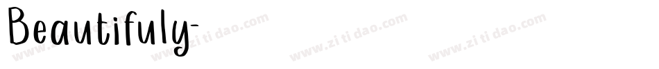 Beautifuly字体转换