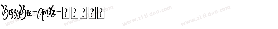 BizzyBee-AmXx字体转换