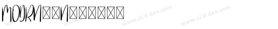 MODRN20N字体转换