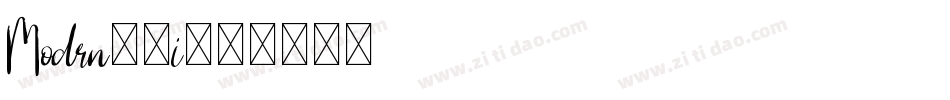 Modrn20i字体转换