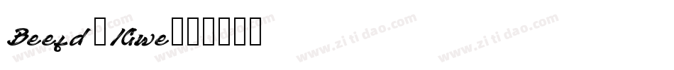 Beefd-lGwe字体转换