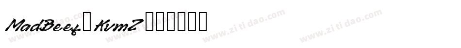MadBeef-KvmZ字体转换