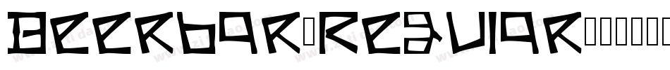 Beerbar-Regular字体转换