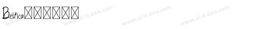 Belfica字体转换