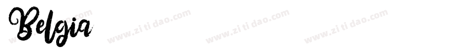 Belgia字体转换
