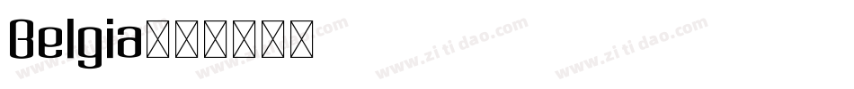 Belgia字体转换