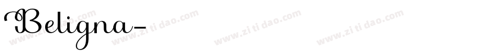 Beligna字体转换