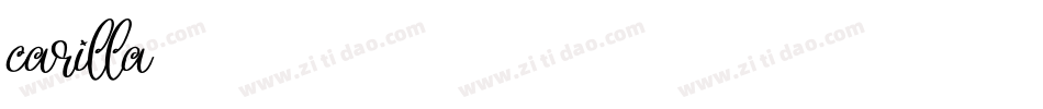 carilla字体转换