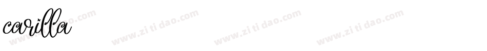 carilla字体转换