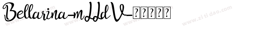 Bellarina-mLLdV字体转换