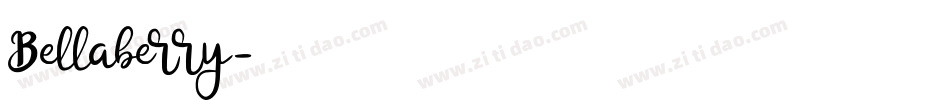 Bellaberry字体转换
