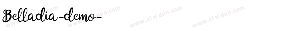 Belladia-demo字体转换