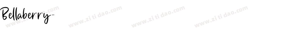 Bellaberry字体转换