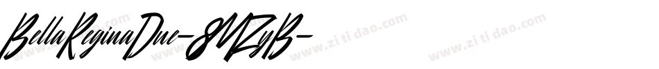 BellaReginaDue-8MZyB字体转换