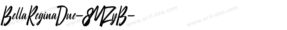 BellaReginaDue-8MZyB字体转换