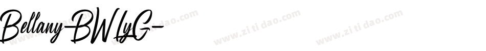 Bellany-BWLyG字体转换