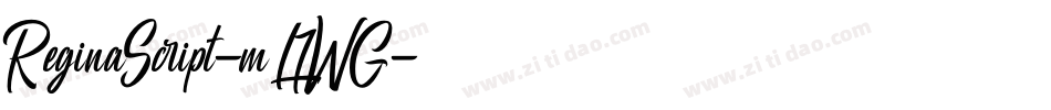 ReginaScript-mL1WG字体转换