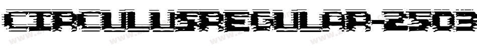 CirculusRegular-2503字体转换