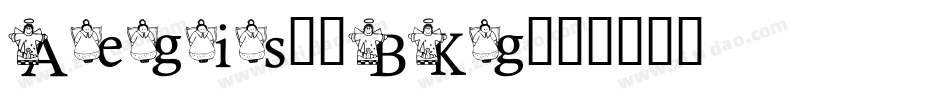 Aegis-1BKg字体转换