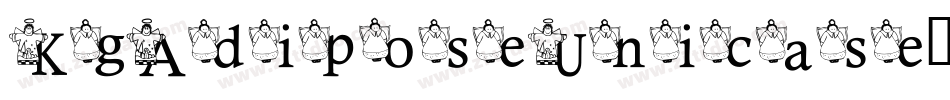 KgAdiposeUnicase-Veqe字体转换