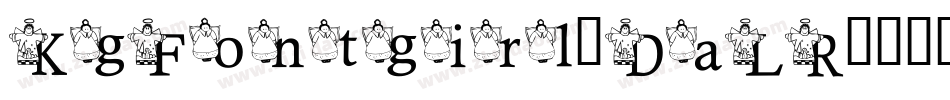 KgFontgirl-DaLR字体转换