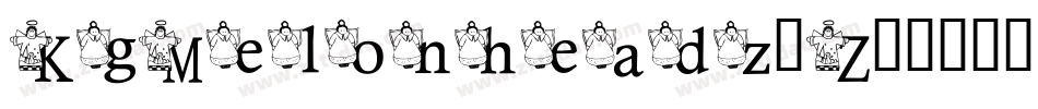 KgMelonheadz-Z283字体转换