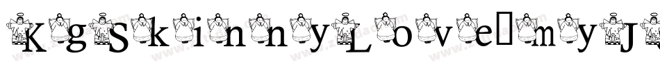 KgSkinnyLove-myJG字体转换