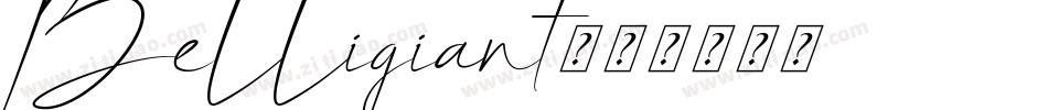 Belligiant字体转换