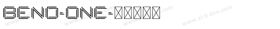 Bend-One字体转换
