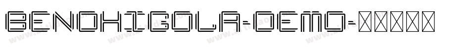 Bendhigola-DEMO字体转换