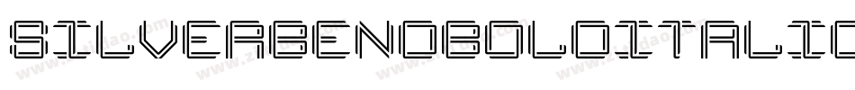 SilverBendBoldItalic-nRR6J字体转换