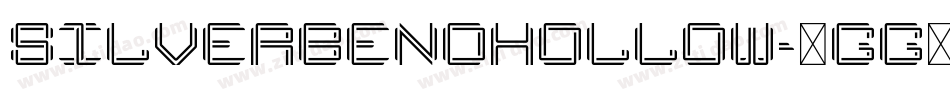 SilverBendHollow-1GG04字体转换