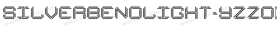 SilverBendLight-Yzzo8字体转换