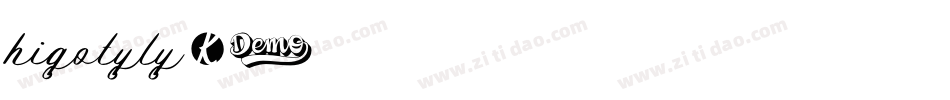 higotyly字体转换