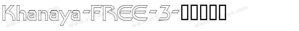 Khanaya-FREE-3字体转换