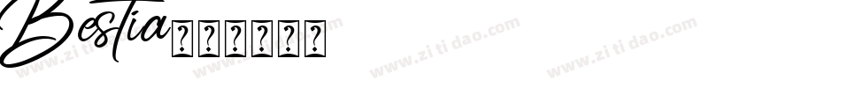 Bestia字体转换