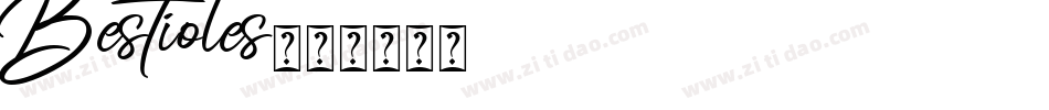 Bestioles字体转换